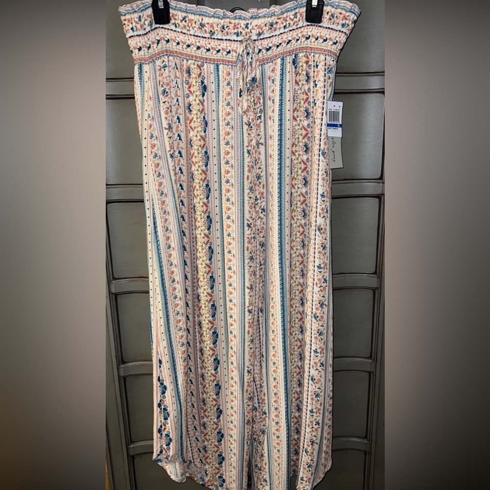 New Kingston Grey easy pull on pants ruched waist Juniors XL - Picture 2 of 14
